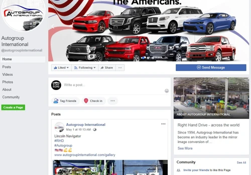Autogroup - Conversion and export of American vehicles