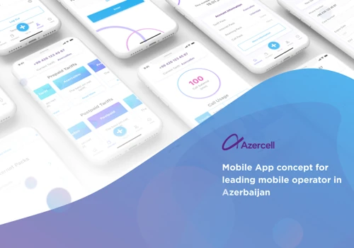 Mobile App concept for mobile operator in Azerbaijan