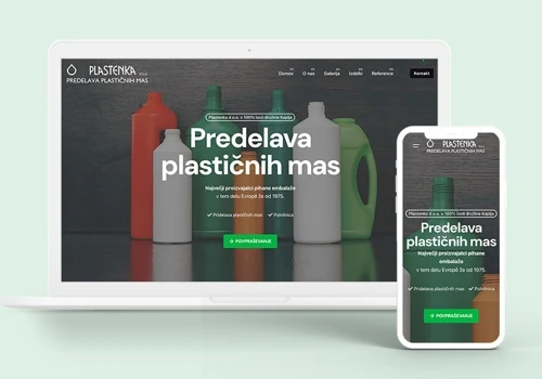 Plastenka - Website design and development