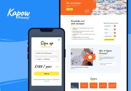 Kapow Primary -  Platform Design and Development