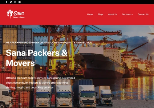 Movers And Pakers Website Developments