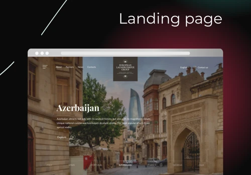 Landing page for European Lazarroimpex Group