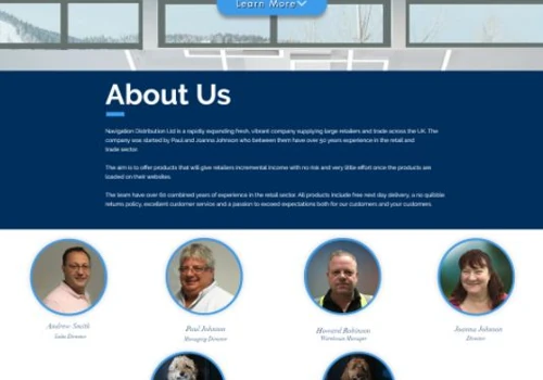 Web Design For Distribution business
