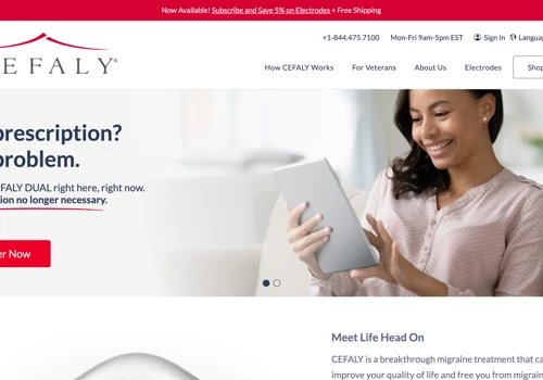 Cefaly - Website Design & Development