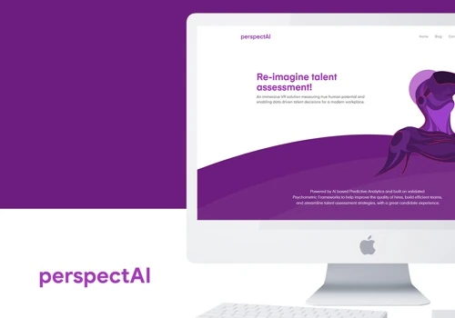 Pre-launch Website for a VR talent acquisition solution