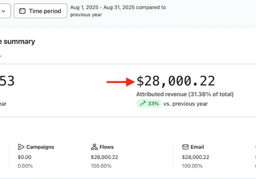 +35% Email Revenue Growth
