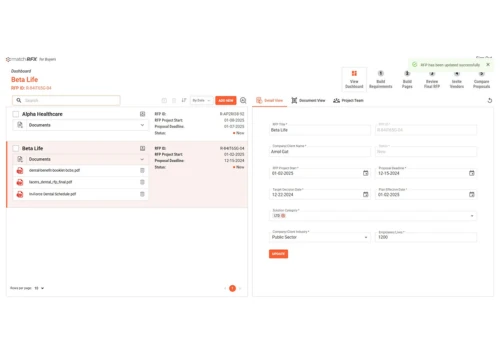 Insurance RFx Portal
