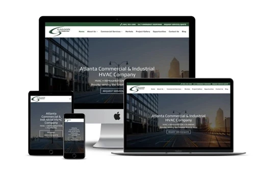 Galgon HVAC Web Design Project