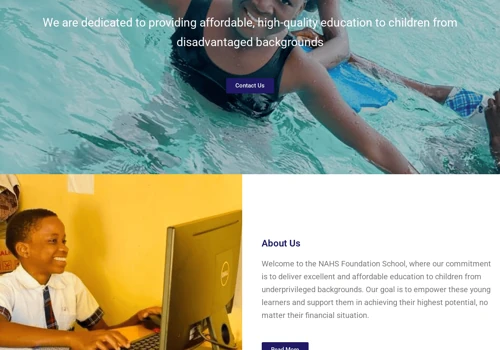 Nahs Foundation School Website