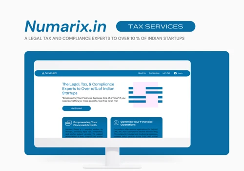 Numarix.in Website development