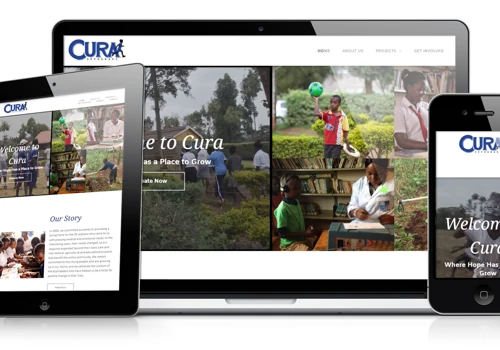 Website Design for Cura Orphanage