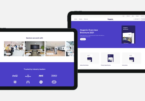 Hygenic - Website Design & Build