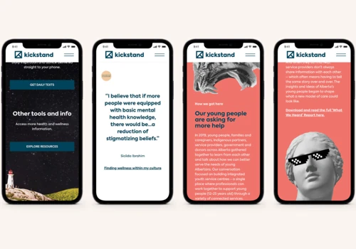 Kickstand - Name, Visual Identity & Website