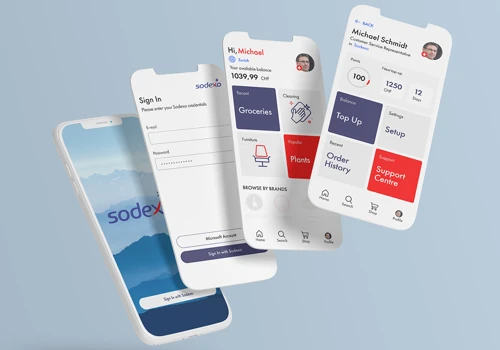 Sodexo – UX mobile app design
