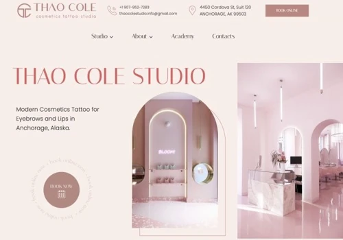 Modern Cosmetics Website Development