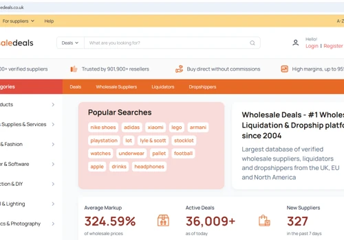 Wholesaledeals.co.uk –Large-Scale  B2B Marketplace