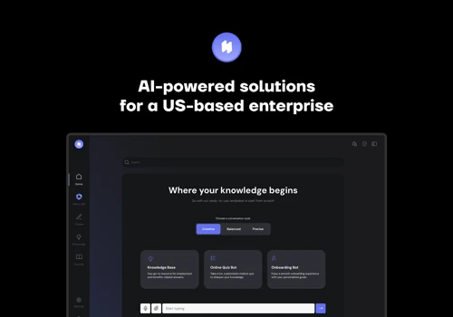 AI-powered solutions for a US-based enterprise