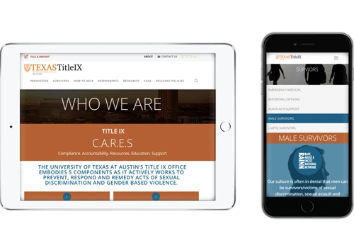 University of Texas Title IX Website