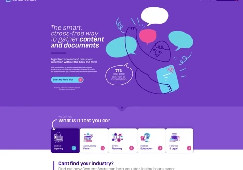 Content Snare - Rebrand and Website