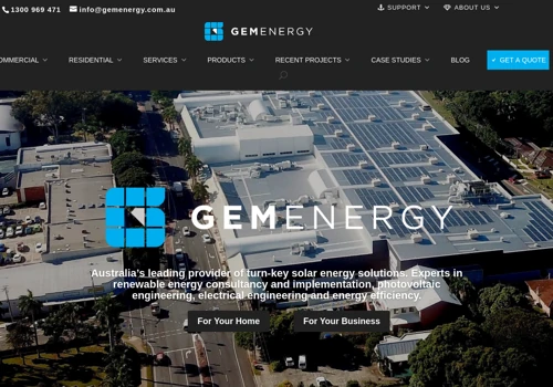 SEO Marketing for GEM Energy Australia