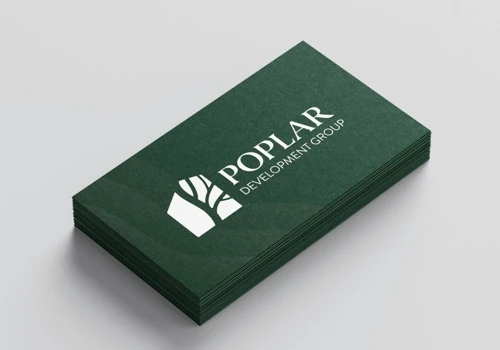 Poplar Development Group Brand Identity
