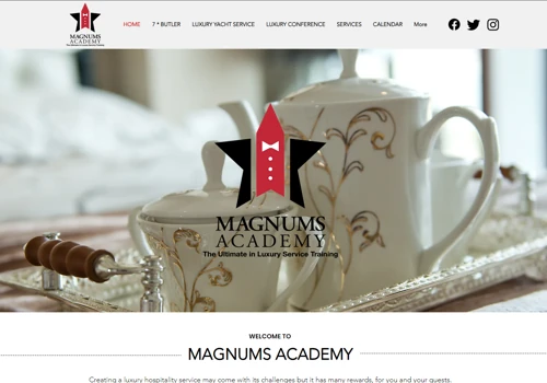 Magnums Academy Website