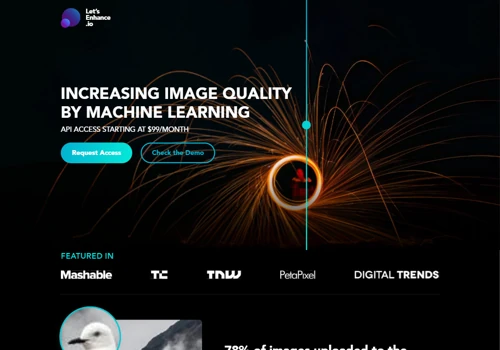 Image enhancement platform powered by AI