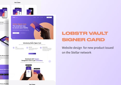 Lobstr Vault Signer Card