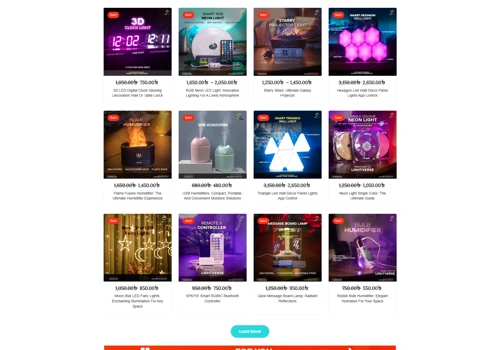 Light Verse E-commerce Website