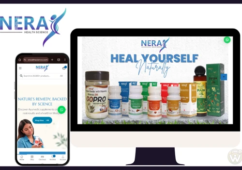 A healthcare Ecommerce Website
