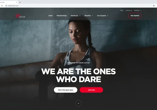 Virgin Active | New website launch
