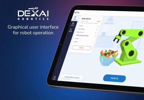 Dexai Robotics: Graphical User Interface for Robot