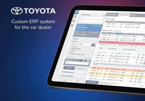 Toyota Custom ERP/CRM System