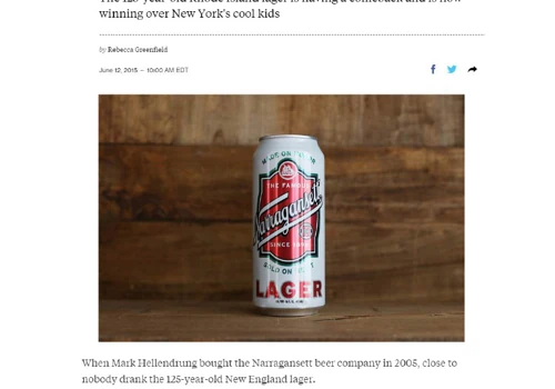 Narragansett Beer Media Relations