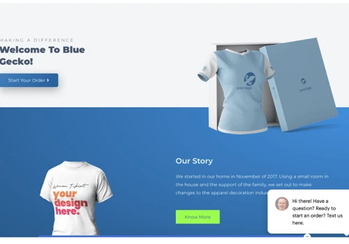 Project with Blue Gecko
