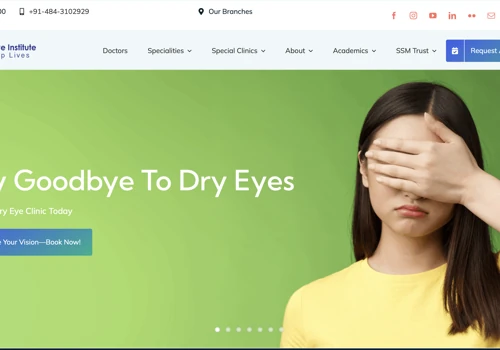 Website Development for Giridhar Eye Institute