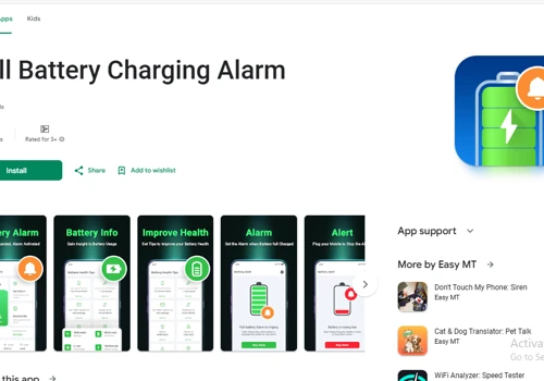 Full Battery Charging Alarm
