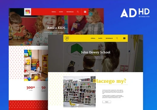 Websites for a group of educational institutions