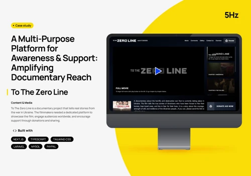 Web Design and Development for Documentary Project