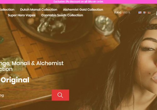 E-Commerce website for Weed Products