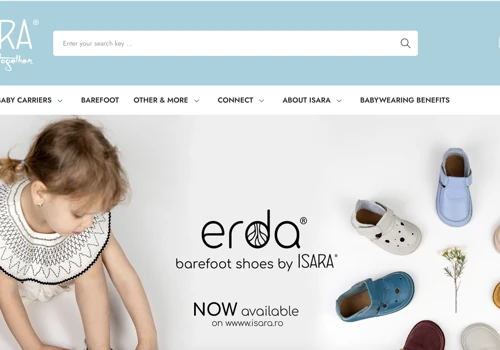 Online store - Ergonomic baby carriers