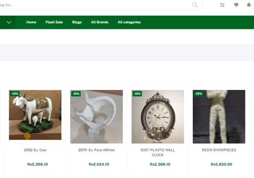 E-commerce website