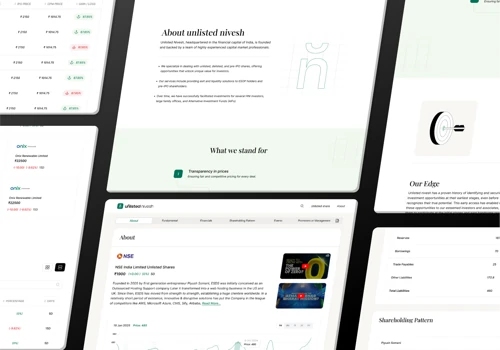 Unlisted Nivesh - A Platform for Unlisted Stocks