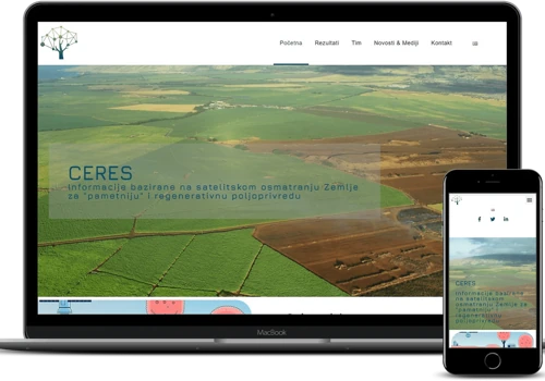 Web development for "CERES" project