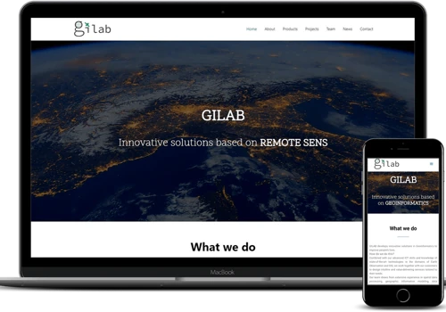 Web development for "Gilab" company
