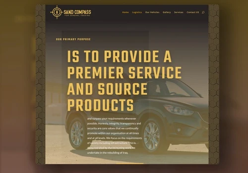 Sand Compass Web Design