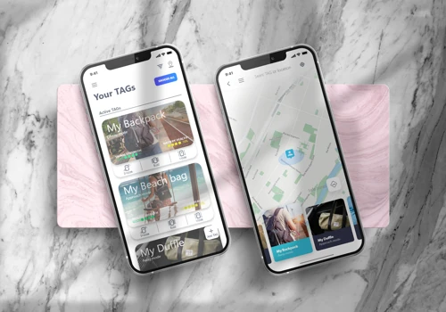 Mobile App design - iOS and Android app design for next-gen Bluetooth tracker