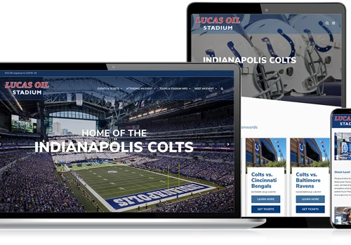 Web Design for World Class Sporting Venue