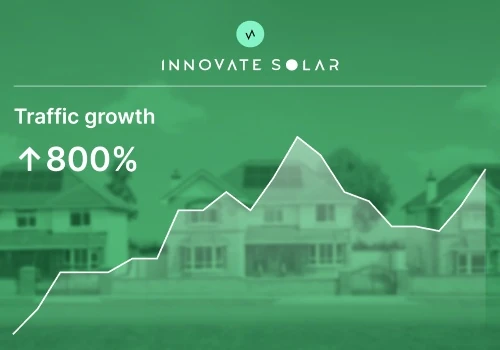 SEO promotion of Innovate Solar's USA