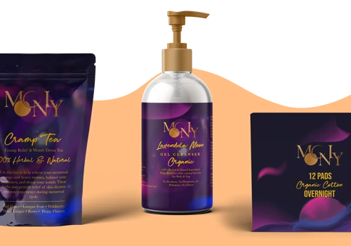 Moonly Organics Full Branding